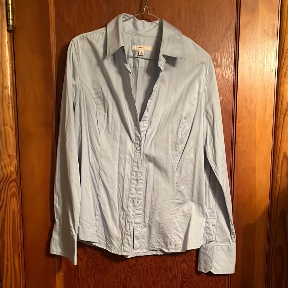 Light Blue Button-Up Shirt
